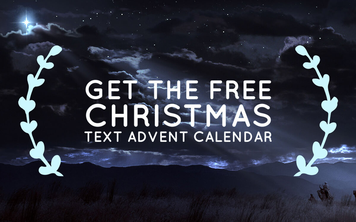 Christmas Text Advent Calendar